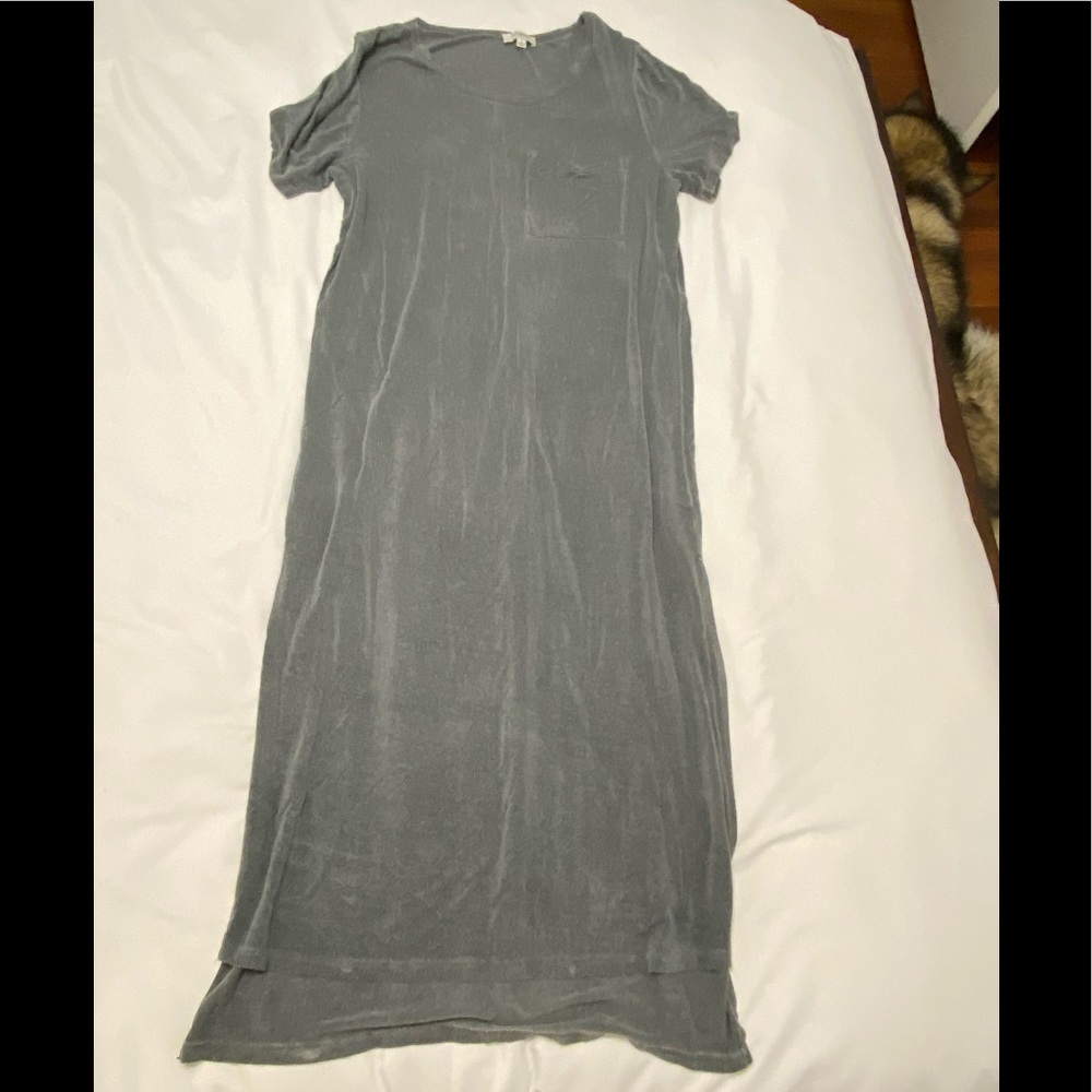 Grey - Jersey Maxi Dress - It’s One Size Fits All
